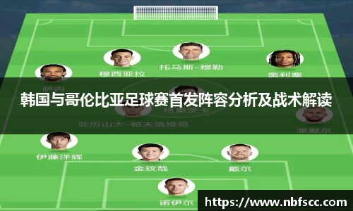 韩国与哥伦比亚足球赛首发阵容分析及战术解读